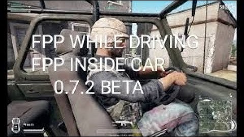 PUBG MOBILE (CHINESE LIGHTSPEED AND QUANTUM)0.7.2 FPP INSIDE CAR / FPP DRIVING