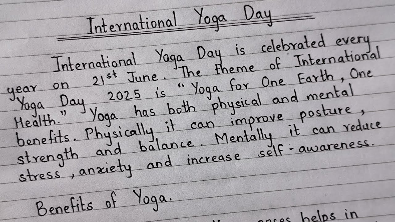 International Yoga Day 2025 | Yoga Benefits | Learn with Khushi 