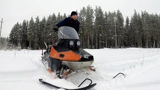 МОРЕ СНЕГА. САМОДЕЛЬНЫЙ СНЕГОХОД