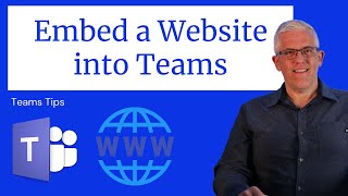 how to embed a website into microsoft teams - quick tip #14