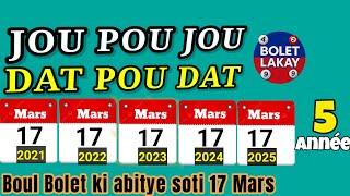 Jou pou Jou, Dat pou Dat | Boul ki abitye soti 17 Mars #boulsaint #reziltaflorida #tchala