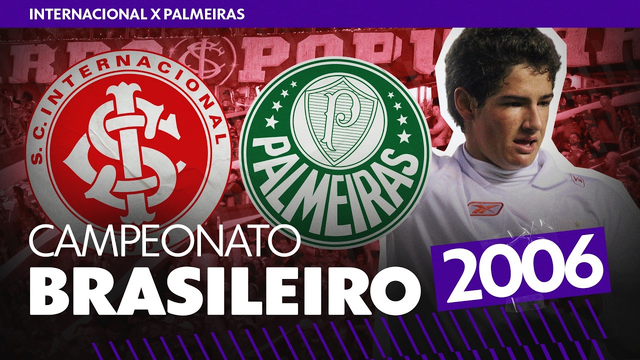 PALMEIRAS 1 X 4 INTERNACIONAL | BRASILEIRÃO 2006 | MELHORES MOMENTOS | ge tv