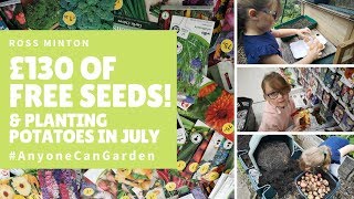 Planting potatoes in July & Wilko Seed Sale -  Gardening ideas - vegetable gardening