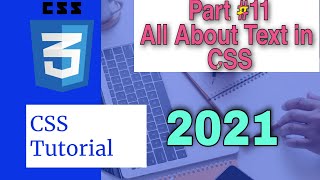 CSS Tutorial for beginner || All about text in CSS || Web development || Tutorial #24