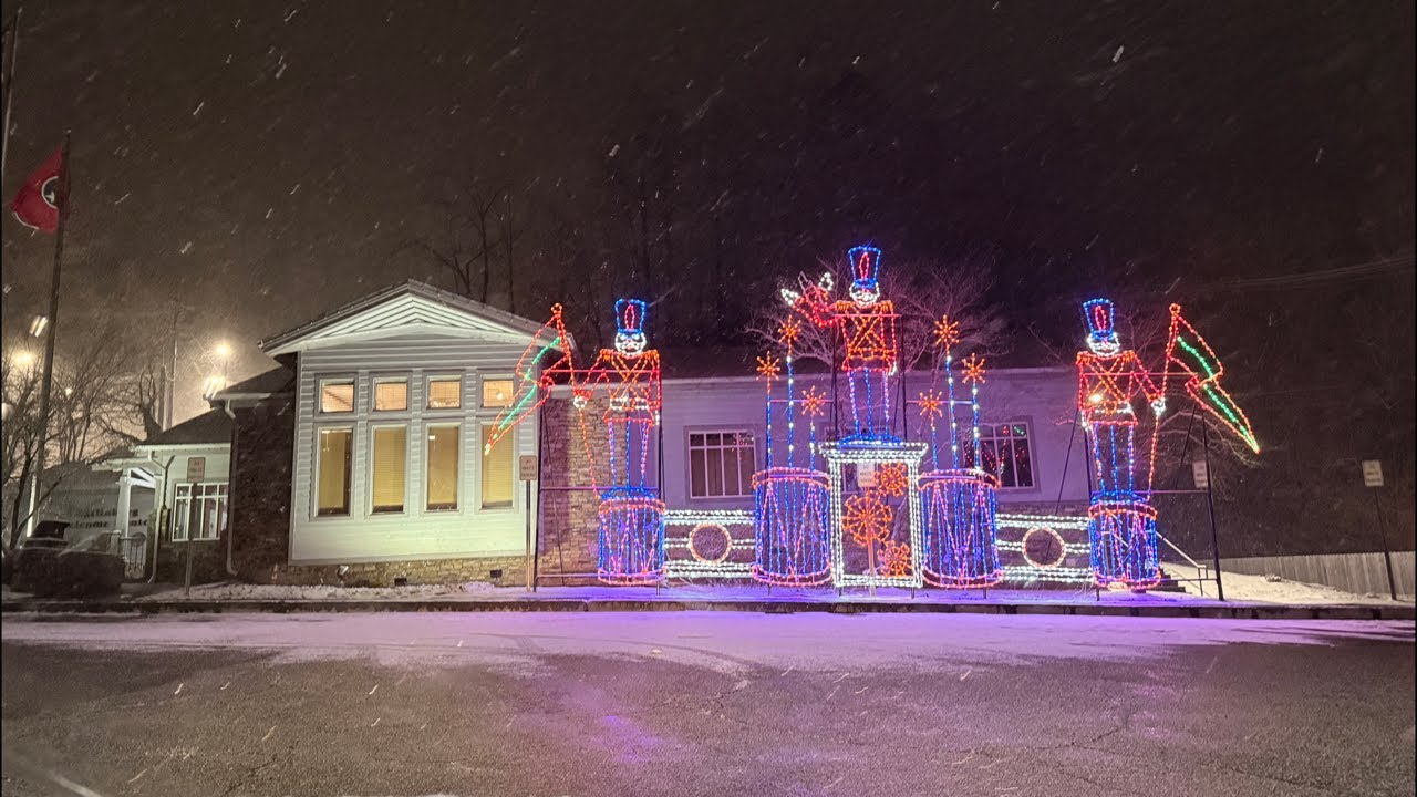 Snow Gatlinburg The Daily Live Drive in the Smoky Mountains 