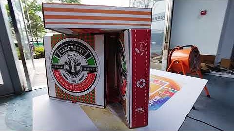 Foofon Single Pass Printer Prints Full Pizza Box