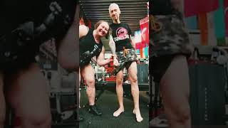Muscle Comparison With Anna K Powerlifter And Hugin Hrossharsgrani