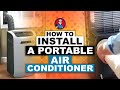 How To Install A Portable Air Conditioner ❄️ | HVAC Training 101