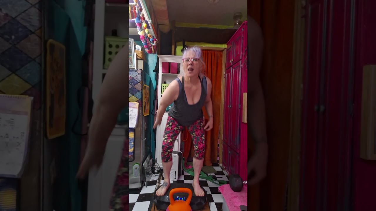 Vibration Plate warm up exercise 