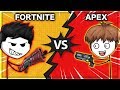 When a Fortnite Gamer Plays Apex Legends | Fortnite vs Apex Legends