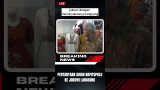 pertanyaan adian napitupulu ke jokowi langsung #ganjarpranowo