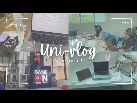 Uni-Vlog 🇲🇾: A typical week recap as a Psych Major  in UTM 💻👩‍💻
