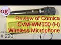 Review of Comica CVM-WM100 (H) Wireless Microphone (#220)