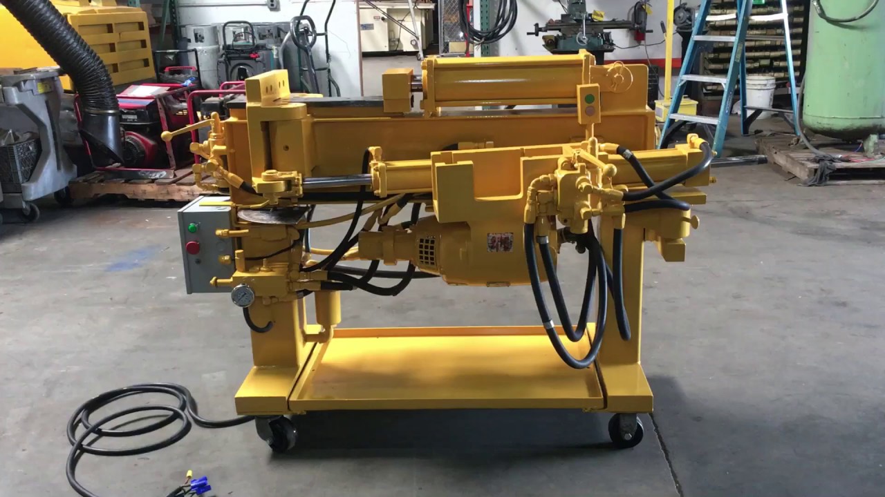 Newman 3 HP Muffler Exhaust Hydraulic Pipe Bender 230V Single Phase