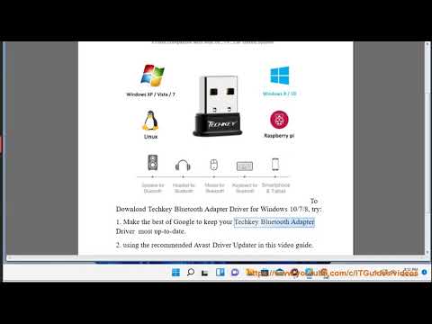 Download Techkey Bluetooth Adapter Driver for Windows 10/7/8