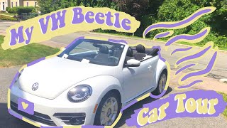 My 2019 VW Beetle Car Tour!