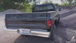 406sbc square body 79 k1500, 280h comp cam, 3" duals, race bullet mufflers