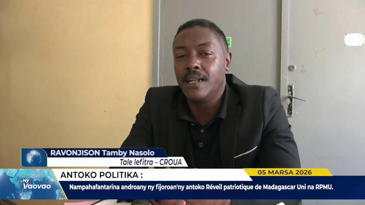 NY VAOVAO LIVE DU 05 MARS 2026 BY TV PLUS MADAGASCAR