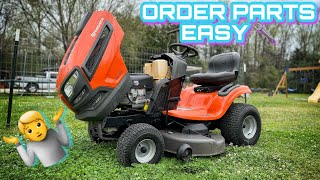 HOW TO ORDER LAWNMOWER PARTS (EASY)