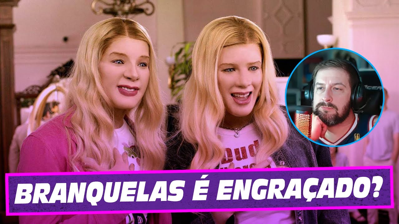 Tentando rir assistindo as branquelas