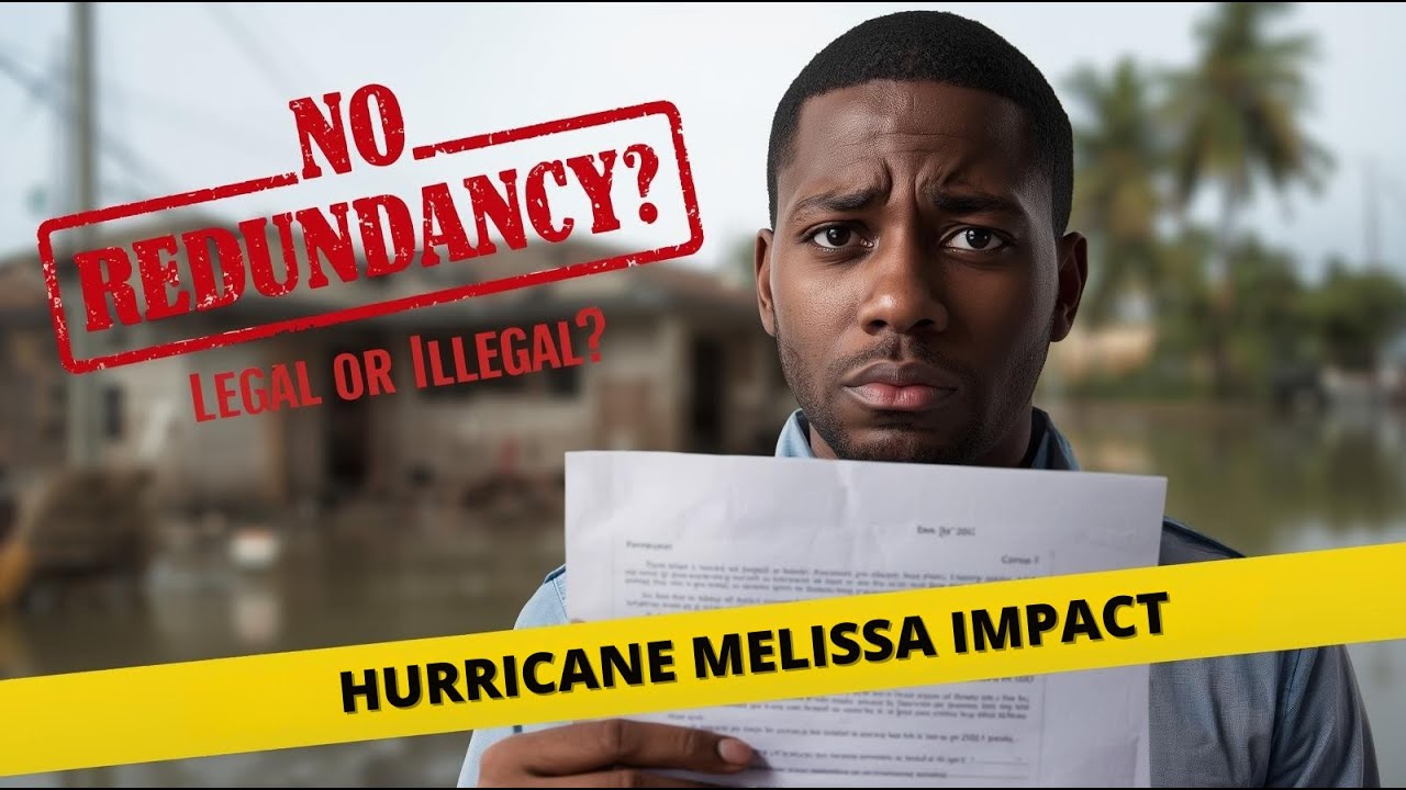 Redundancy After Hurricane Melissa 🇯🇲 What You MUST Know & How to Calculate Your Pay
