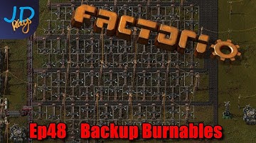 Backup Burnables Ep48 | Factorio Biter Hell | Gameplay, Lets Play