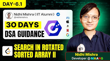 Search in Rotated Sorted Array II | EPT DSA Challenge Day-6 Morning #dsa #placementpreparation