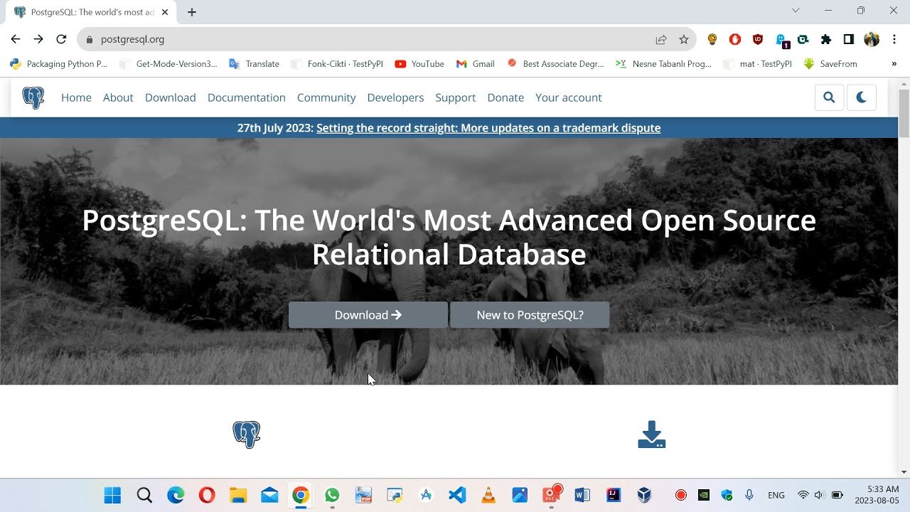 How to Download PostgreSQL 2023 | Windows 11 - YouTube