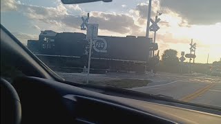 FEC TRAIN 950 @ Walton Rd Crossing @ 6:44pm 3/21/22