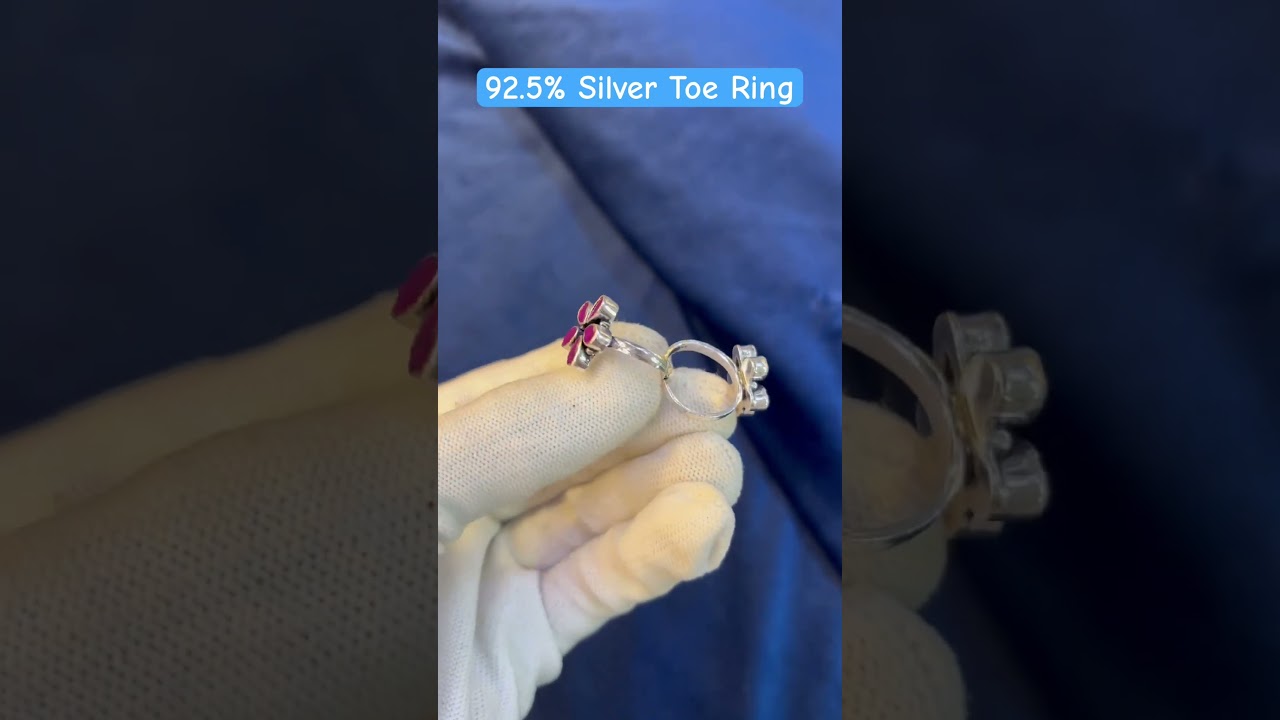 New Silver Toe Rings Design 