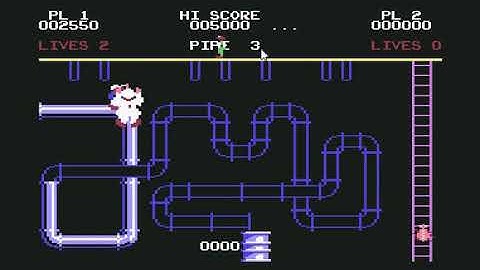 Super Pipeline for Commodore 64