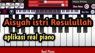 Aisyah istri Rosulullah real piano cover aplikasi hp android!!! screenshot 5