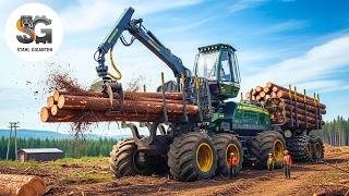 99 Gigantische Forstmaschinen bei der extremen Holzernte die absolut süchtig machen