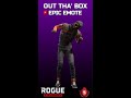 Out tha box 🧧🧧 - Rogue Company Emotes #Shorts