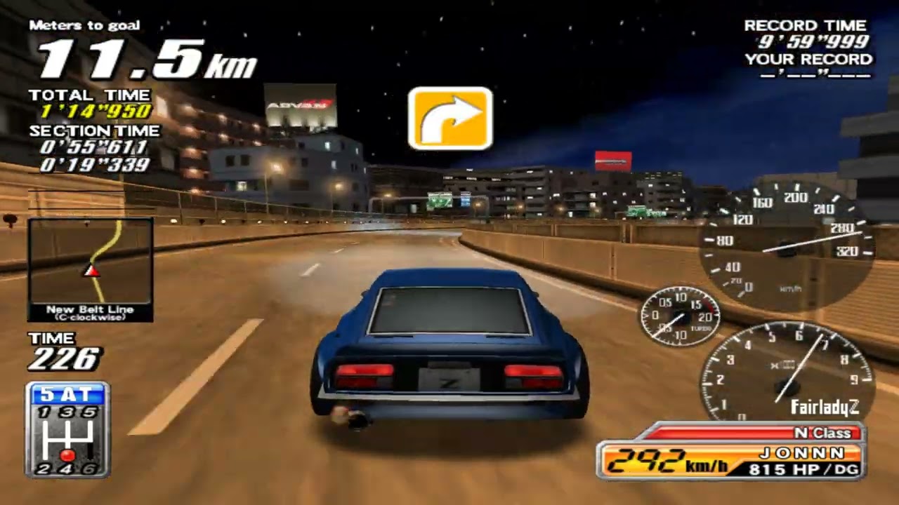 PC ARCADE = WANGAN MIDNIGHT MAXIMUM TUNE 2 - SPECIAL CARS TIME ATTACK =  THE DEVIL Z  815 HP - 4K