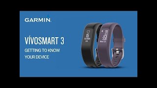 Tutorial   vivosmart 3  Getting to Know Your Device
