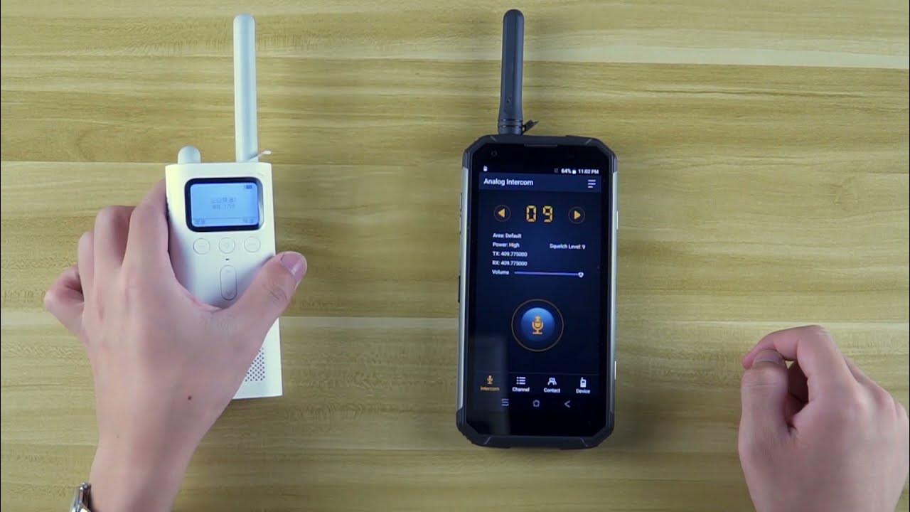 Blackview BV9500 Pro Walkie Talkie Operation Tutorial YouTube