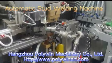 Automatic stud welding machine for making winter chain, snow chain.  Stud welder -- Hangzhou Polywin