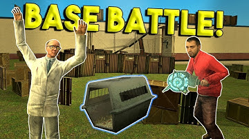 BASE BUILD & CAPTURE CHALLENGE! -  Garrys Mod Gameplay - Gmod Multiplayer Sandbox Challenge
