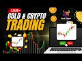 Gold &amp; Crypto Analysis Live || 16 March || GenZ Traders - Himanshu Shrivastava #Trading #Live
