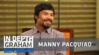 Manny Pacquiao on childhood without shoes, home, dad