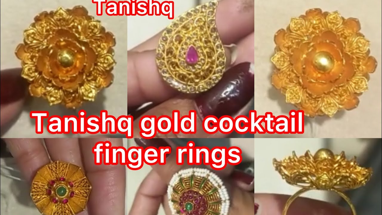 Charming Kundan Floral Gold Ring