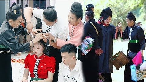 TOÀN CẢNH LỄ TẲNG CẨU VÀ ĐÓN DÂU CÔ DÂU QUỲNH OANH & CHÚ RỂ ANH TRẦN BẢN ÓT CHIỀNG BAN