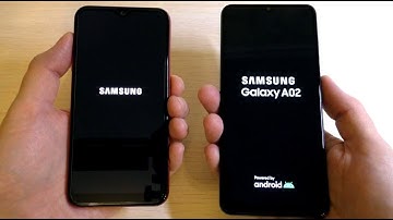 Samsung Galaxy A02 vs A12 Android Bootanimation
