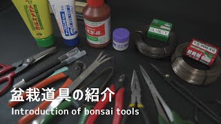 買って良かったところなど交えつつ盆栽道具を紹介　Introducing bonsai tools
