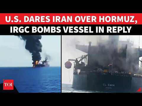 'NINE VESSELS BOMBED...': Iran First Warns Trump Over Hormuz, Then Unleashes Chilling Missile Blitz