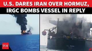 'NINE VESSELS BOMBED...': Iran First Warns Trump Over Hormuz, Then Unleashes Chilling Missile Blitz