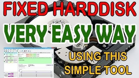 hard disk repair using harddisk sentinel
