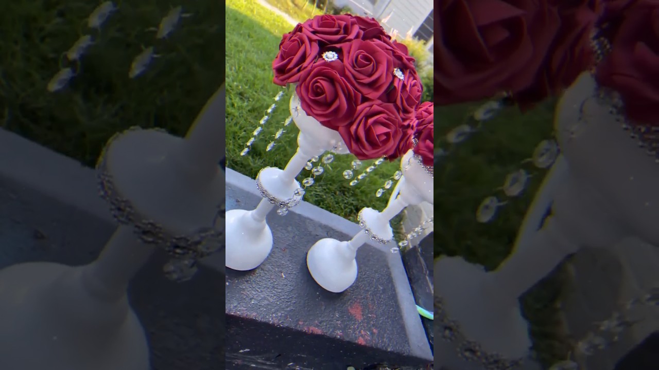 DIY a wedding centerpiece on a budget✨ 