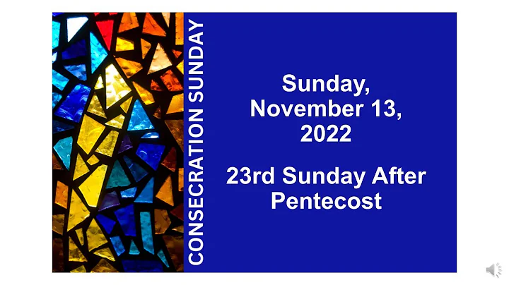 Consecration Sunday | Ellen Knudsen